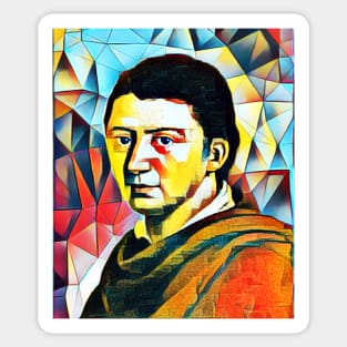 Friedrich Schlegel Abstract Portrait | Friedrich Schlegel 2 Sticker